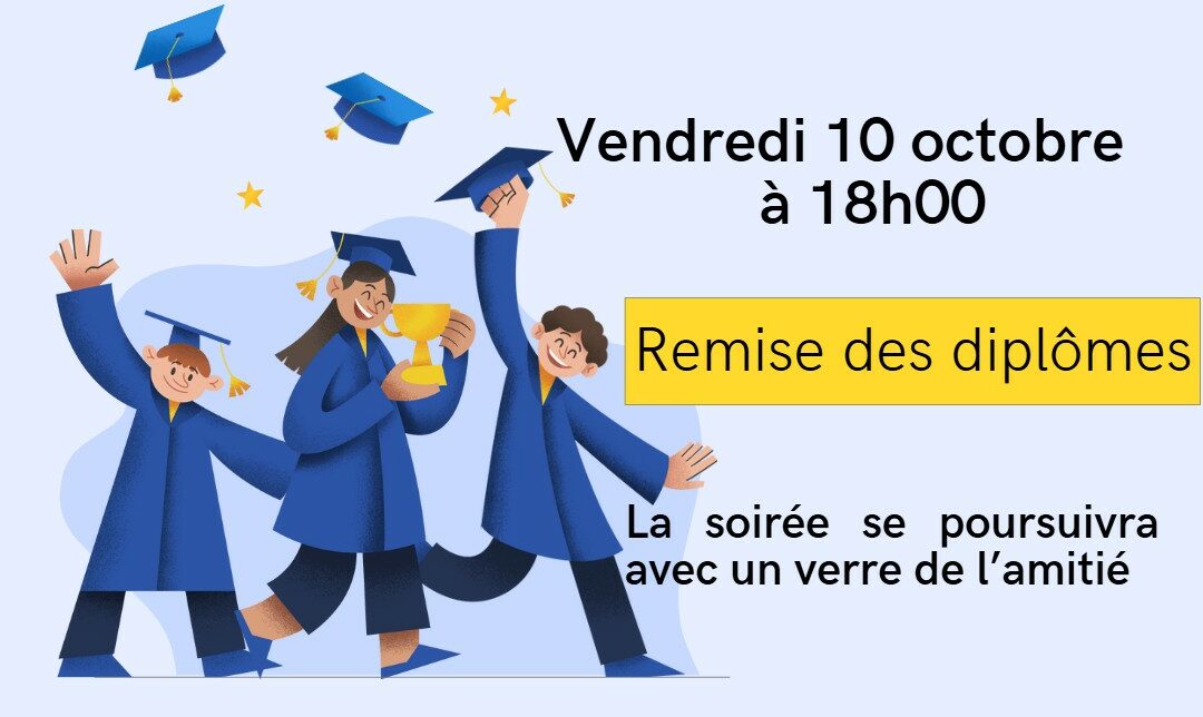 Remise des diplômes